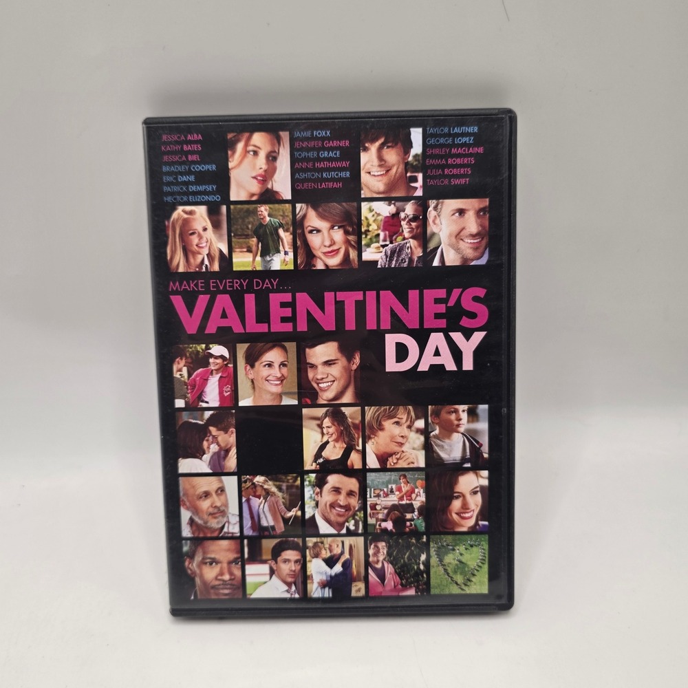 New Line Valentine's Day DVD Taylor Swift Anne Hathaway RomCom Widescreen Movie